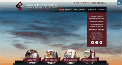 Desktop Screenshot of melvillevet.com